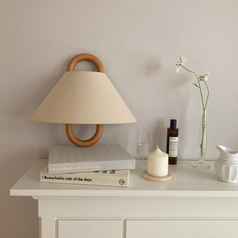 Sleek Contemporary Solid Wood Pleated Semi-Circle 1-Light Wall Sconce Lamp
