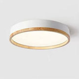Elegant Macaron-Style Round Acrylic LED Flush-Mount Ceiling Light