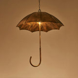Vintage Industrial 5-Light Umbrella Chandeliers – Retro-Style Ceiling Lighting