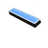 Sleek Modern Smart Blue Sky Aluminum LED Flush-Mount Ceiling Light