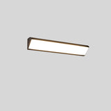 Modern Industrial Waterproof LED Wall Sconce with Rectangular Aluminum Frame and Acrylic Panel for Outdoor Patio