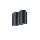 Modern Wave Aluminum LED Outdoor Wall Sconce – Waterproof, Weatherproof Exterior Lighting