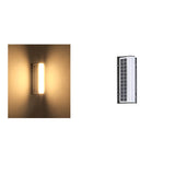 Modern Long Acrylic Solar LED Wall Light – Waterproof Outdoor Garden Lighting