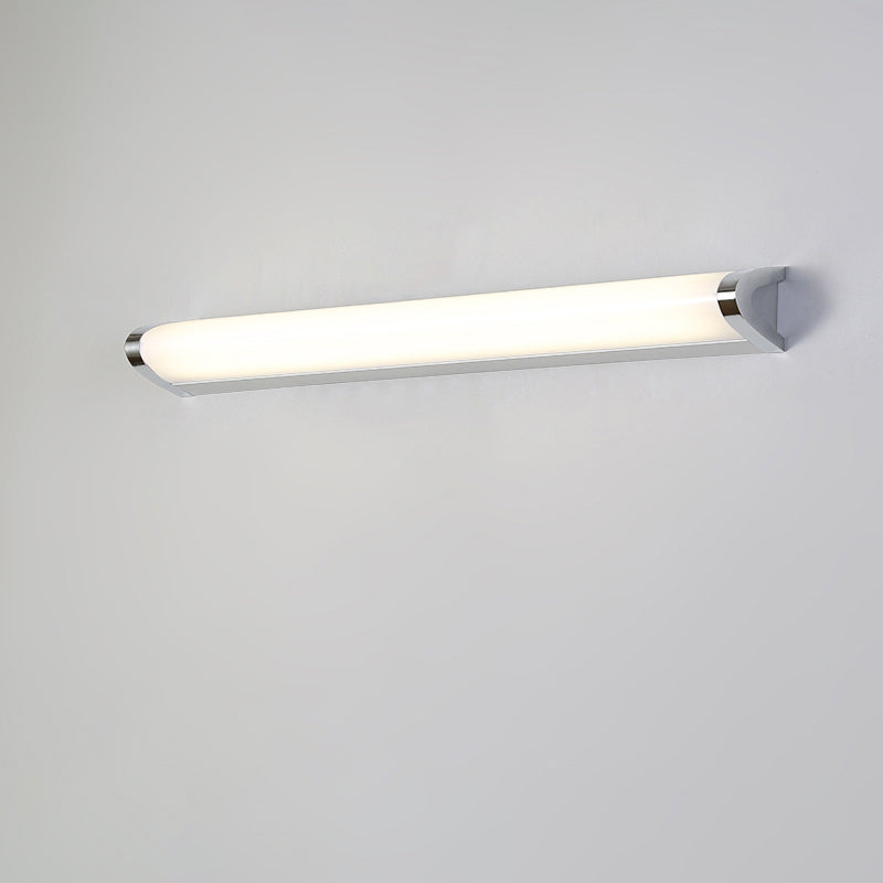 European Minimalist V-Shaped Aluminum Vanity Light with LED — Mirror-Front Wall Sconce