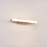 Nordic Minimalist Wooden Long-Strip Vanity Light – LED Wall Sconce Lamp