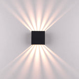 Sleek Modern Solid-Color Aluminum Square LED Outdoor Wall Sconce – Waterproof, Energy-Efficient Outdoor Lighting