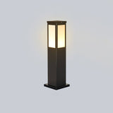 Chic Modern Solar Lawn Square Column Outdoor Waterproof Path Light