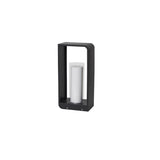 Modern Minimalist Square-Frame LED Landscape Light - Waterproof Stainless Steel & Acrylic for Outdoor Patio & Lawn
