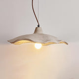 Japanese Vintage Flower-Shaped Cement Lampshade Island Light Chandelier - 1/2/3-Light