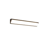 Sleek Modern Outdoor LED Wall Sconce Lamp - Long-Bar Aluminum & Acrylic, Waterproof