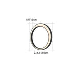 Sleek Modern Minimalist Crescent-Circle Stainless Steel LED Wall Sconce – Waterproof, Ideal for Outdoor Patio