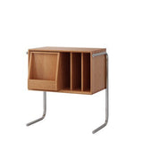 Modern Nordic Rectangular End Table – Wood & Steel, 2-Tier Living Room Accent