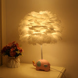 Modern Creative Unicorn Feather Kids Table Lamp – 1-Light