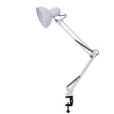 Modern Minimalist Retractable Long-Arm Clip Table Lamp – Iron & ABS, 1-Light Bedside Bedroom Lamp
