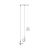 Luxurious Crystal Orb Staircase Chandelier with LED Ball Shade - Modern Loft Lighting