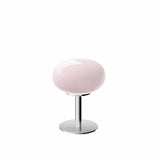 Elegant Nordic Vintage Cream Round Glass 1-Light Table Lamp
