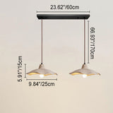 Japanese Vintage Flower-Shaped Cement Lampshade Island Light Chandelier - 1/2/3-Light