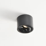 Sleek Modern Round LED Spotlight Flush Mount Ceiling Light, Adjustable