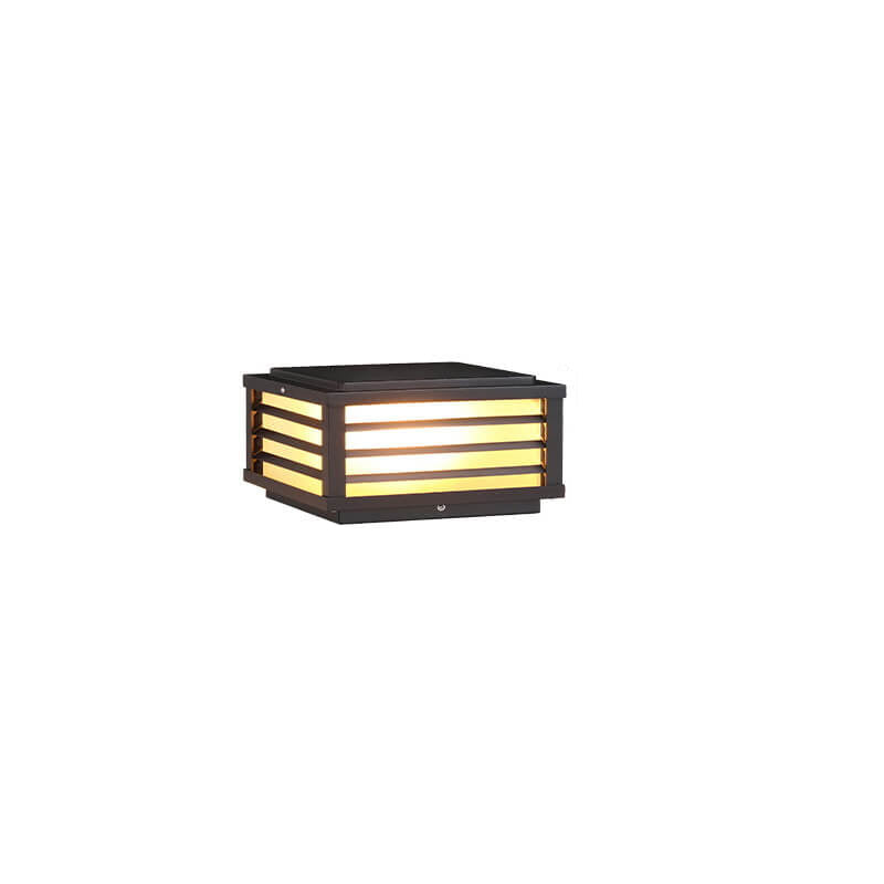 Solar Square Post Cap Light - Outdoor Waterproof Patio Lighting