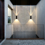 Sleek Modern Rectangular LED Outdoor Wall Sconce Light