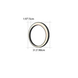 Sleek Modern Minimalist Crescent-Circle Stainless Steel LED Wall Sconce – Waterproof, Ideal for Outdoor Patio