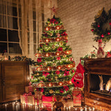 Christmas LED Copper Wire Ribbon Lights - Bow-Tie Style Flexible String Lights for Festive Decor, Props, and Holiday Cheer