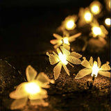 Chic Modern Butterfly LED String Lights for Outdoor Patio & Garden