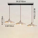 Japanese Vintage Flower-Shaped Cement Lampshade Island Light Chandelier - 1/2/3-Light