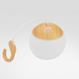 Sleek Modern USB-Rechargeable LED Tent Light for Outdoor Camping — Hangable & Minimalist