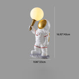 Creative Contemporary Cartoon Astronaut Wall Sconce - 1-Light Bedroom Lamp (Resin & ABS)