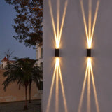 Sleek Modern Rectangular LED Outdoor Wall Sconce Light