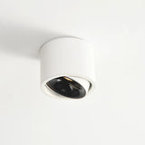 Sleek Modern Round LED Spotlight Flush Mount Ceiling Light, Adjustable