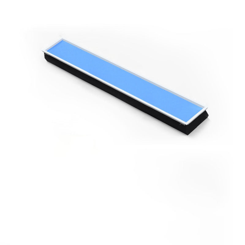 Sleek Modern Smart Blue Sky Aluminum LED Flush-Mount Ceiling Light