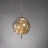 Sleek Contemporary Scandinavian Glass Cylinder Oval 1-Light Pendant for Bedroom