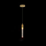 Contemporary Scandinavian Water-Drop Crystal LED Chandelier – Iron & Aluminum for Bedroom