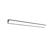 Sleek Modern Outdoor LED Wall Sconce Lamp - Long-Bar Aluminum & Acrylic, Waterproof