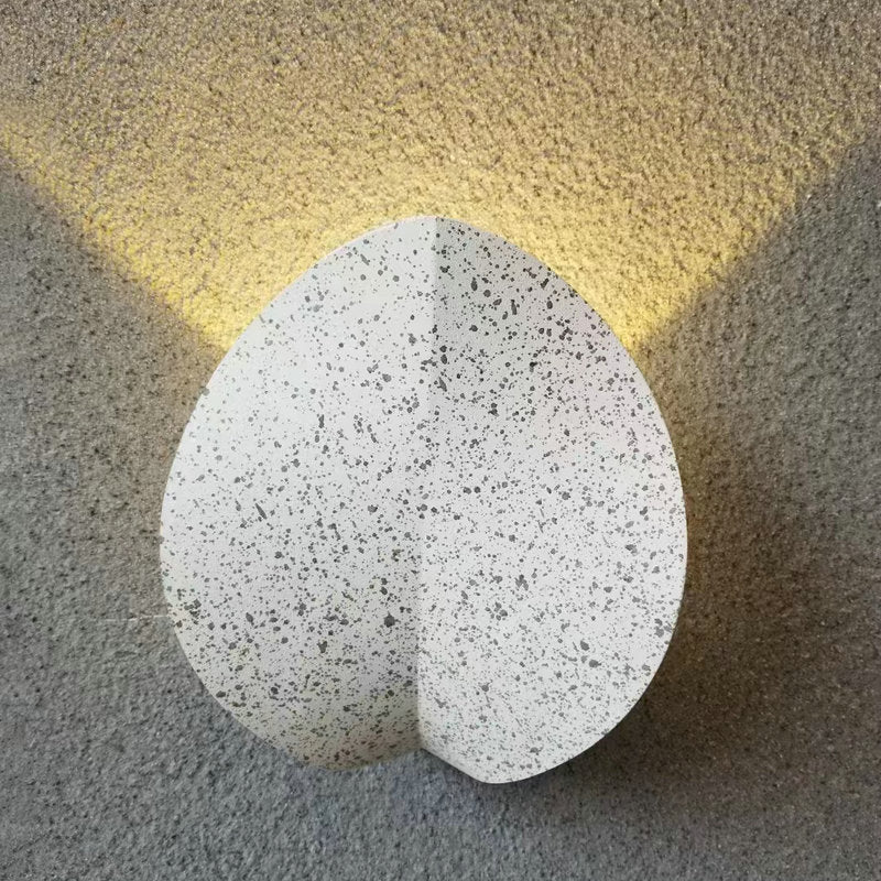 Nordic Contemporary Waterproof Aluminum LED Wall Sconce — Multishape Four-Leaf Clover Elliptical Design for Outdoor Patio