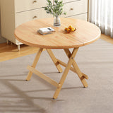 Sleek Contemporary Scandinavian Round Dining Table with MDF Top and Steel Base — Seats 4