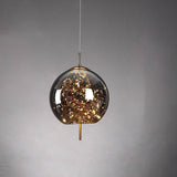Sleek Contemporary Scandinavian Glass Cylinder Oval 1-Light Pendant for Bedroom