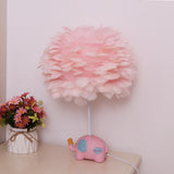 Modern Creative Unicorn Feather Kids Table Lamp – 1-Light