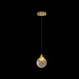 Contemporary Scandinavian Water-Drop Crystal LED Chandelier – Iron & Aluminum for Bedroom