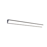 Sleek Modern Outdoor LED Wall Sconce Lamp - Long-Bar Aluminum & Acrylic, Waterproof