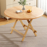 Sleek Contemporary Scandinavian Round Dining Table with MDF Top and Steel Base — Seats 4