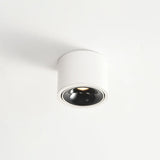 Sleek Modern Round LED Spotlight Flush Mount Ceiling Light, Adjustable