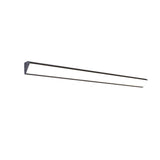 Sleek Modern Outdoor LED Wall Sconce Lamp - Long-Bar Aluminum & Acrylic, Waterproof
