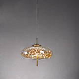 Sleek Contemporary Scandinavian Glass Cylinder Oval 1-Light Pendant for Bedroom