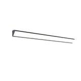 Sleek Modern Outdoor LED Wall Sconce Lamp - Long-Bar Aluminum & Acrylic, Waterproof