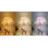 Modern Creative Unicorn Feather Kids Table Lamp – 1-Light
