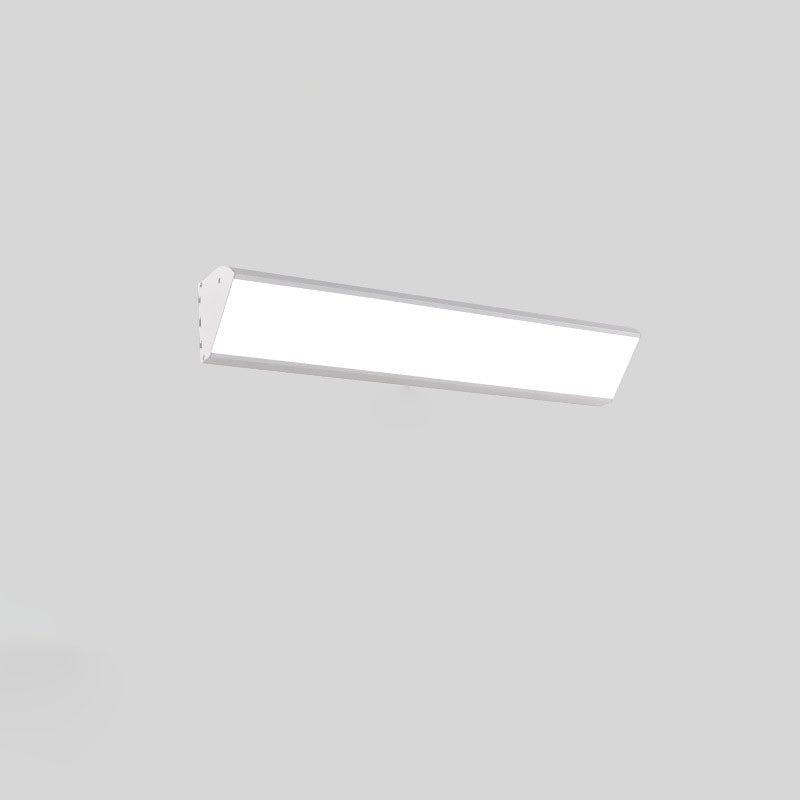 Modern Industrial Waterproof LED Wall Sconce with Rectangular Aluminum Frame and Acrylic Panel for Outdoor Patio