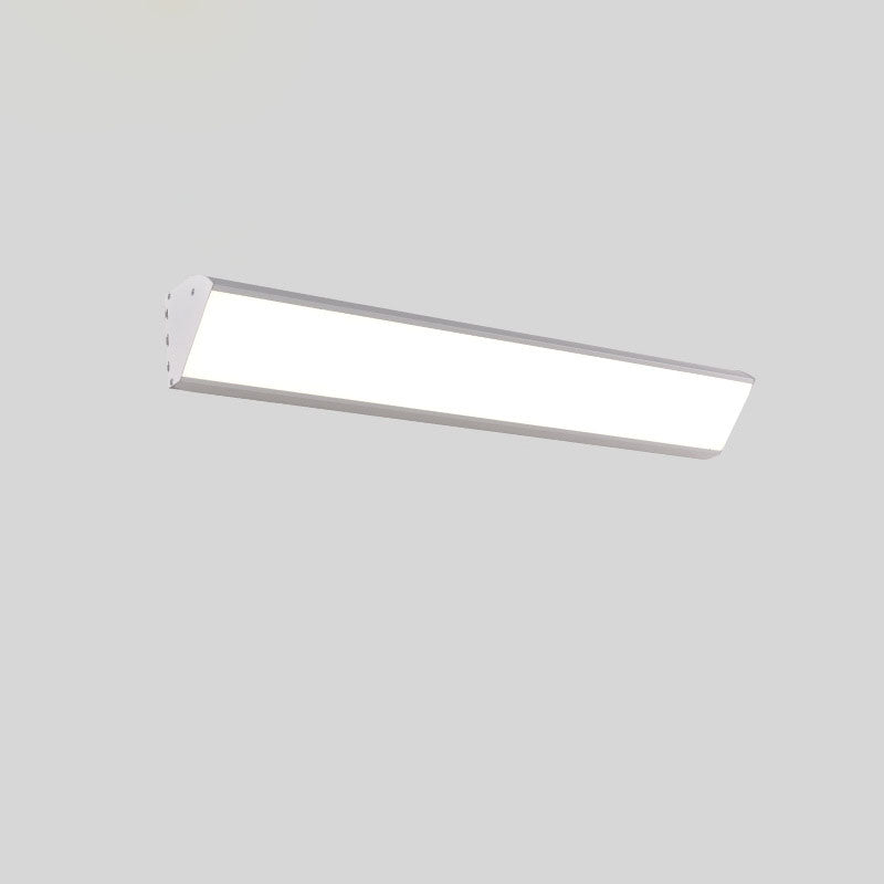 Modern Industrial Waterproof LED Wall Sconce with Rectangular Aluminum Frame and Acrylic Panel for Outdoor Patio